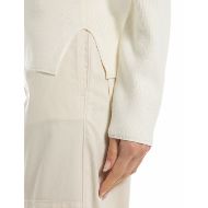Picture of REPLAY WOMEN'S V-NECK SWEATER IN WHITE 5