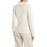 Picture of REPLAY WOMEN'S V-NECK SWEATER IN WHITE 2