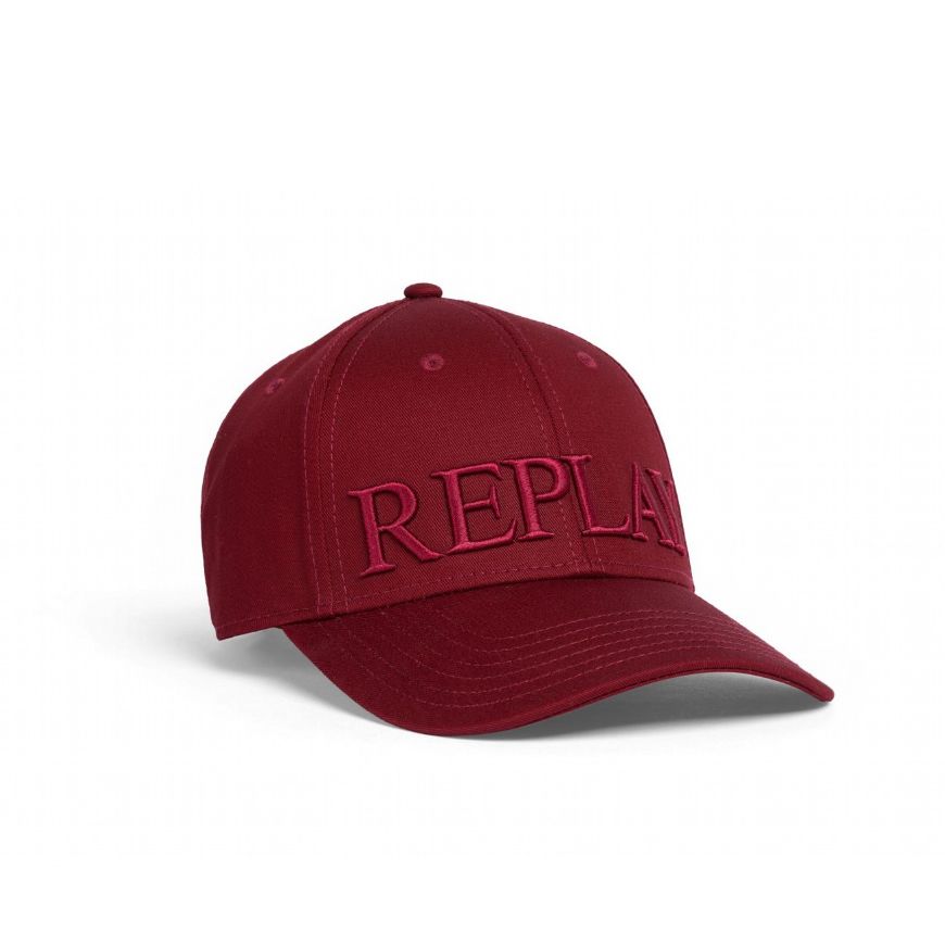 Снимка на REPLAY UNISEX ШАПКА С БРОДИРАНО ГОЛЯМО ЛОГО В РЕВЕН