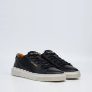 Picture of REPLAY MEN'S FODEN TONAL LEATHER SNEAKERS IN BLACK 2