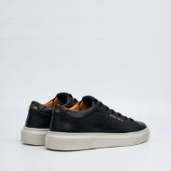 Picture of REPLAY MEN'S FODEN TONAL LEATHER SNEAKERS IN BLACK 3