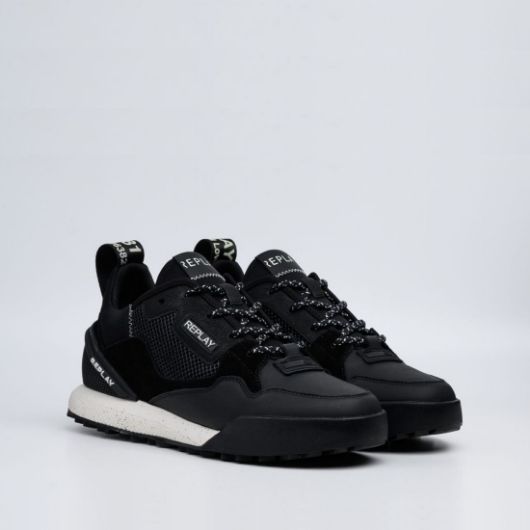 Show details for REPLAY MEN'S FIELD 2.0 WARD L SNEAKERS IN BLACK 2 - FanPoint Picture of REPLAY MEN'S FIELD 2.0 WARD L SNEAKERS IN BLACK 2