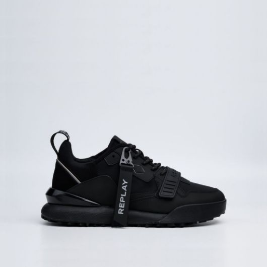 Show details for REPLAY MEN'S FIELD 2.0 STRAP N SNEAKERS IN BLACK 1 - FanPoint Picture of REPLAY MEN'S FIELD 2.0 STRAP N SNEAKERS IN BLACK 1