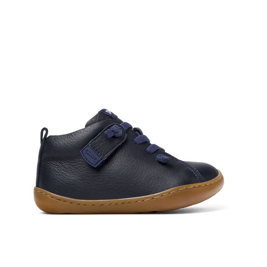 Picture of CAMPER KIDS PEU CAMI LEATHER SHOES IN NAVY