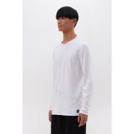 Picture of DIRTY LAUNDRY MEN'S RAW EDGES LONGSLEEVE IN WHITE 2