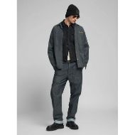Picture of REPLAY MEN'S HERRINGBONE REGULAR-FIT JEANS WITH BELT IN DARK BLUE 9