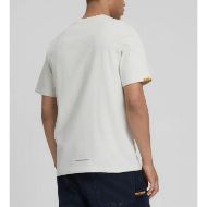 Picture of REPLAY MEN'S INC T-SHIRT WITH REPLAY INC. LOGO IN IVORY 2