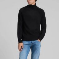 Picture of REPLAY MEN'S REGULAR-FIT TURTLE-NECK PULLOVER IN BLACK 6
