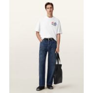 Picture of ALLSAINTS MEN'S BEDFELLOW SHORT SLEEVE CREW T-SHIRT IN OPTIC WHITE 6