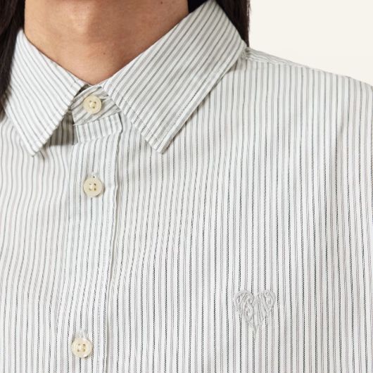 Show details for ALLSAINTS MEN'S NOLAN LONG SLEEVE SHIRT  IN JETSTREAM WHITE 3 - FanPoint Picture of ALLSAINTS MEN'S NOLAN LONG SLEEVE SHIRT  IN JETSTREAM WHITE 3