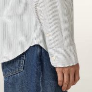 Picture of ALLSAINTS MEN'S NOLAN LONG SLEEVE SHIRT  IN JETSTREAM WHITE 7