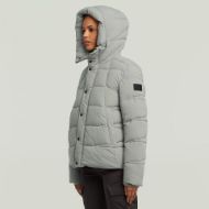 Picture of G-STAR WOMEN'S WHISTLER SHORT PUFFER JACKET IN BEIGE 3