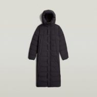 Picture of G-STAR WOMEN'S WHISTLER LONG PUFFER JACKET IN BLACK 6