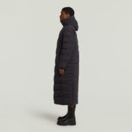 Picture of G-STAR WOMEN'S WHISTLER LONG PUFFER JACKET IN BLACK 4