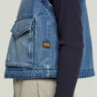 Снимка на G-STAR ДАМСКИ ЕЛЕК 2-POCKET PADDED ZIP VEST В СИНЬО 4