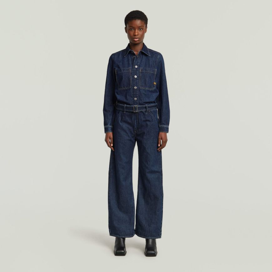 Снимка на G-STAR ДАМСКИ ГАЩЕРИЗОН BELTED 3D LOOSE JUMPSUIT WORN IN ECLIPSE
