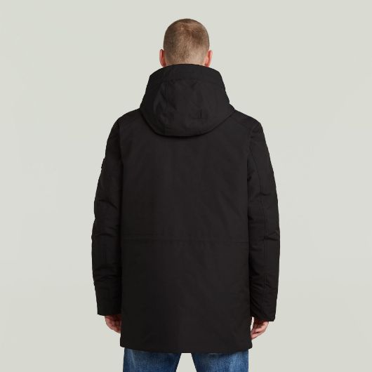 Show details for G-STAR MEN'S CLEAN VODAN PADDED HOODED PARKA JACKET IN BLACK 2 - FanPoint Picture of G-STAR MEN'S CLEAN VODAN PADDED HOODED PARKA JACKET IN BLACK 2