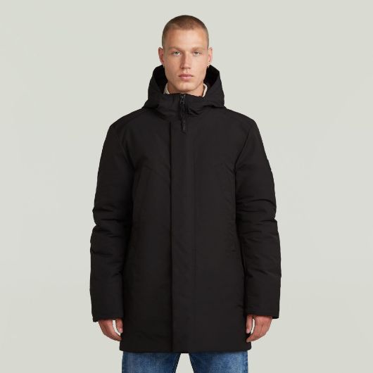 Show details for G-STAR MEN'S CLEAN VODAN PADDED HOODED PARKA JACKET IN BLACK 1 - FanPoint Picture of G-STAR MEN'S CLEAN VODAN PADDED HOODED PARKA JACKET IN BLACK 1