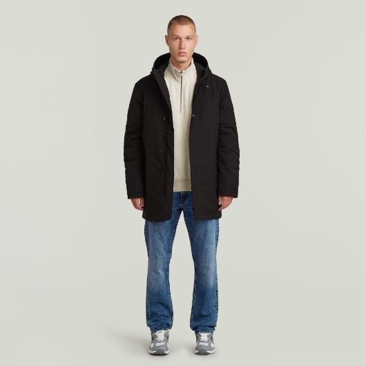 Show details for G-STAR MEN'S CLEAN VODAN PADDED HOODED PARKA JACKET IN BLACK 3 - FanPoint Picture of G-STAR MEN'S CLEAN VODAN PADDED HOODED PARKA JACKET IN BLACK 3
