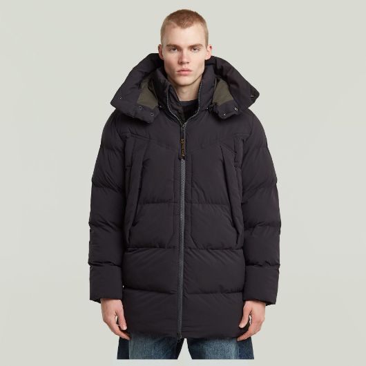 Show details for G-STAR MEN'S G- WHISTLER PADDED HOODED PARKA 2.0 JACKET IN BLACK 1 - FanPoint Picture of G-STAR MEN'S G- WHISTLER PADDED HOODED PARKA 2.0 JACKET IN BLACK 1
