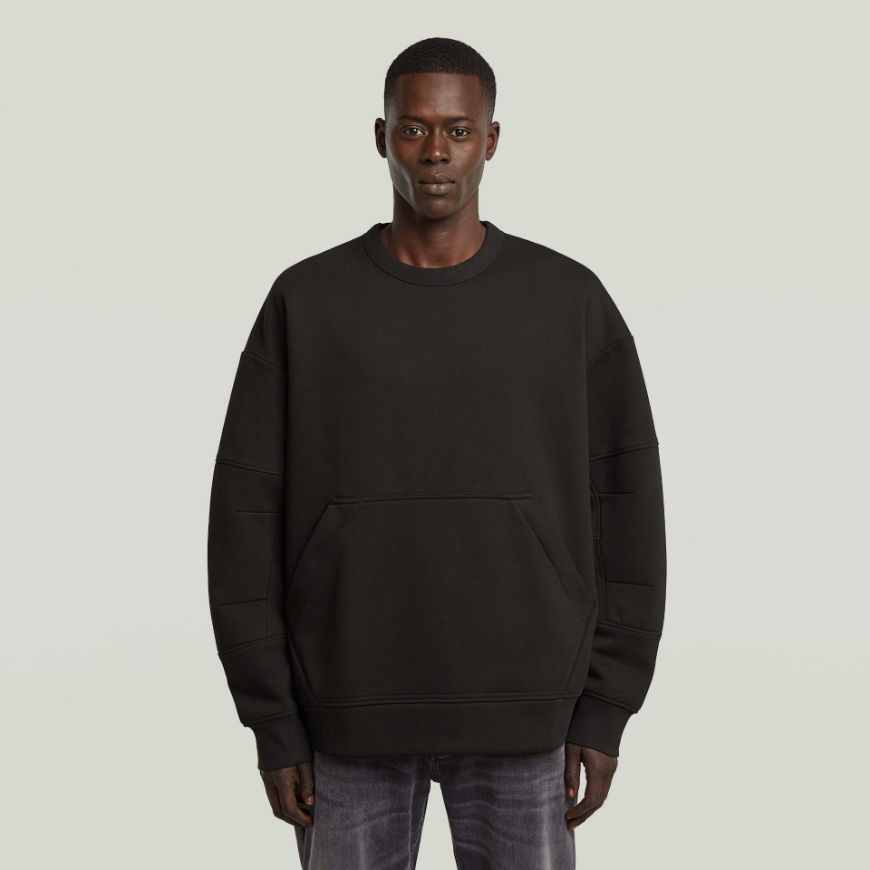 Снимка на G-STAR МЪЖКИ СУИТШЪРТ CONSTRUCTED LOOSE В ЧЕРНО
