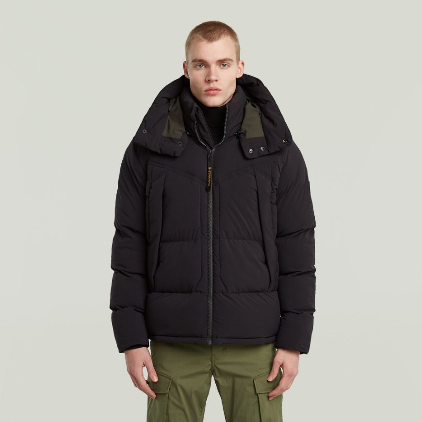 Снимка на G-STAR МЪЖКО ЯКЕ G- WHISTLER PADDED HOODED JACKET 2.0 В ЧЕРНО