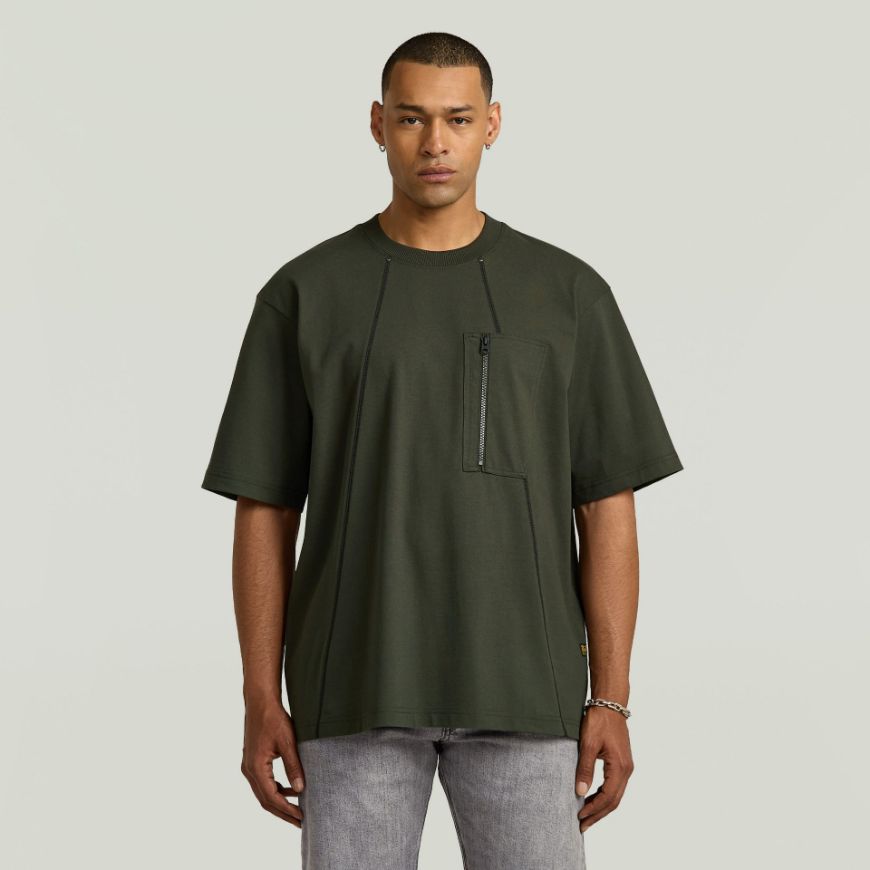 Снимка на G-STAR МЪЖКА БЛУЗА POCKET BOXY T-SHIRT В ASFALT