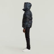 Picture of G-STAR MEN'S G- WHISTLER PADDED HOODED JACKET 2.0 IN INDIA INK FOREST CAMO 4