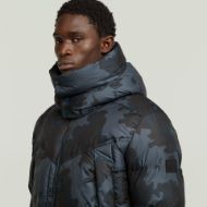 Picture of G-STAR MEN'S G- WHISTLER PADDED HOODED JACKET 2.0 IN INDIA INK FOREST CAMO 5