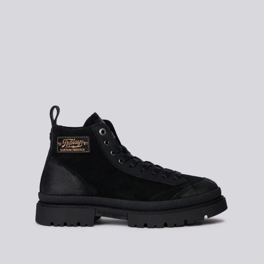 Picture of REPLAY MEN'S SANDTOWN MOUNT 2 BOOTS IN BLACK
