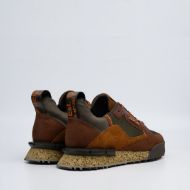 Picture of REPLAY MEN'S FIELD MELT 25 SNEAKERS IN CUOIO MIL GREEN 3