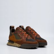 Picture of REPLAY MEN'S FIELD MELT 25 SNEAKERS IN CUOIO MIL GREEN 2