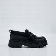 Снимка на REPLAY ДАМСКИ ОБУВКИ NUMB WARM PLATFORM LOAFERS В ЧЕРНО 1