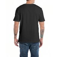 Picture of REPLAY MEN'S JERSEY T-SHIRT WITH DOG PRINT IN BLACK 2