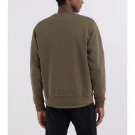 Picture of REPLAY MEN'S CREWNECK SWEATSHIRT WITH OUTDOOR PRINT IN ARMY GREEN 2
