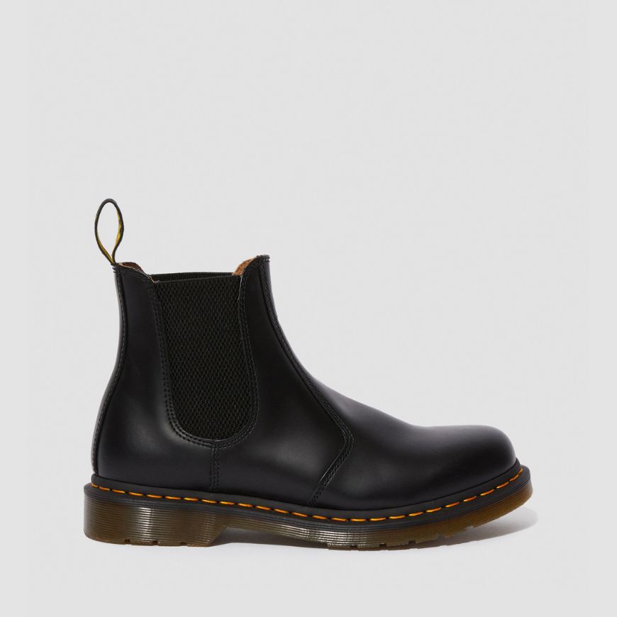 Снимка на DR. MARTENS МЪЖКИ БОТИ 2976 YELLOW STITCH SMOOTH LEATHER CHELSEA BOOTS В ЧЕРНО