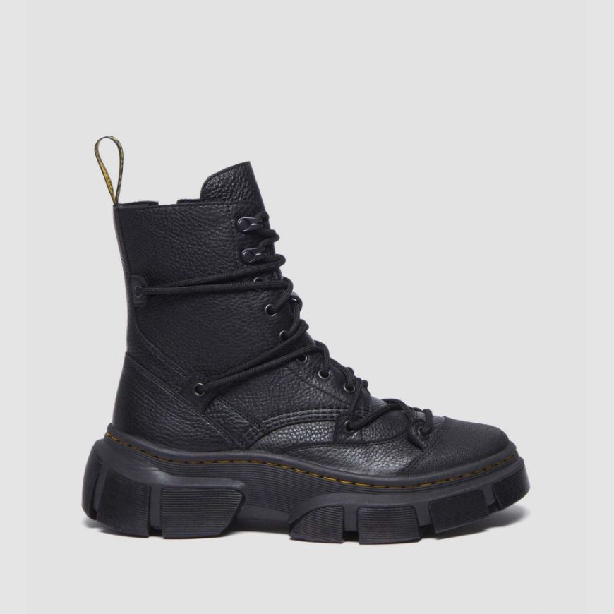 Снимка на DR. MARTENS ДАМСКИ БОТИ DMXL 8-EYE LEATHER BOOTS В ЧЕРНО