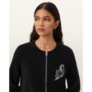 Picture of ALLSAINTS WOMEN'S JAQUELINE AS BOMBER JUMPER IN BLACK 4