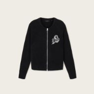 Picture of ALLSAINTS WOMEN'S JAQUELINE AS BOMBER JUMPER IN BLACK 7