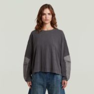 Снимка на G-STAR ДАМСКИ ТОП WASHED 3D MIX OVERSIZED В ЧЕРНО 1