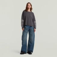 Снимка на G-STAR ДАМСКИ ТОП WASHED 3D MIX OVERSIZED В ЧЕРНО 4