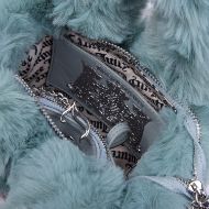 Picture of JUICY COUTURE WOMEN'S IRIS FUR SMALL SHOPPING BAG IN GREY 3
