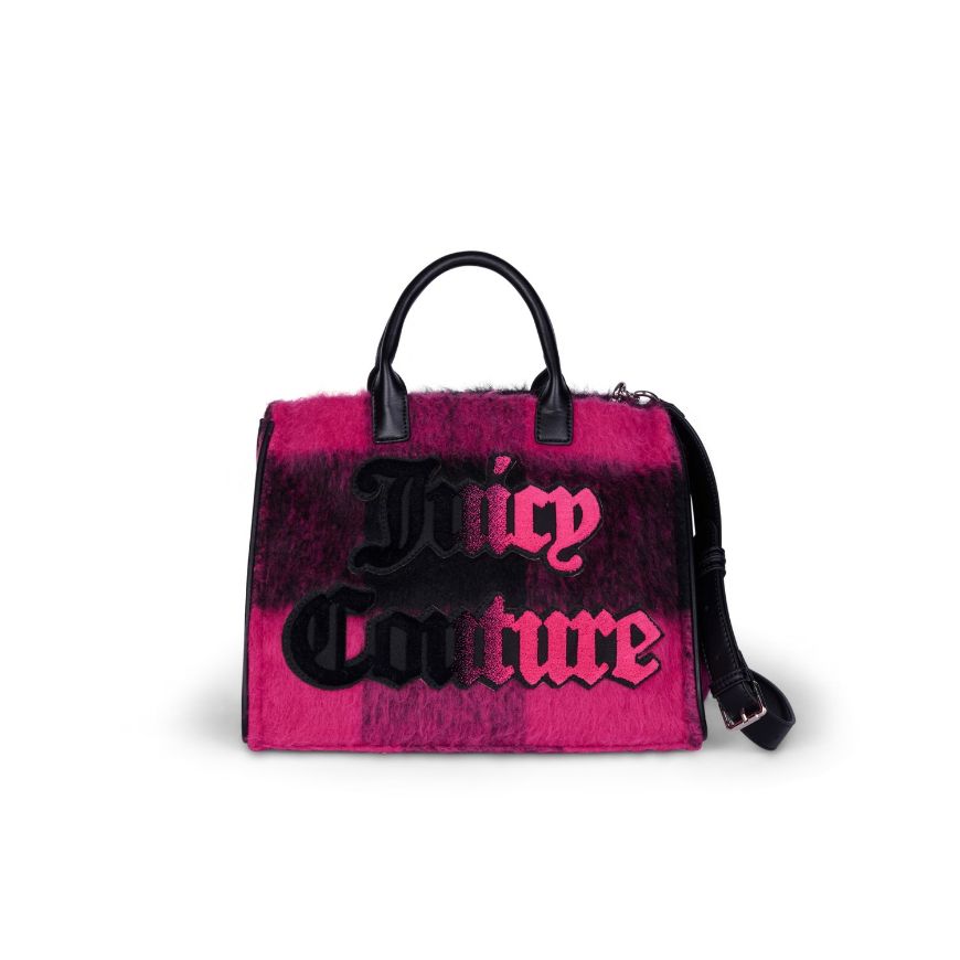 Picture of JUICY COUTURE WOMEN'S IRIS TAPESTRY PATCH MEDIUM SHOPPING BAG IN PINK