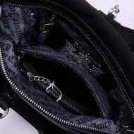 Picture of JUICY COUTURE WOMEN'S KATHY SUEDE LARGE SHOPPING DOUBLE FACE BAG IN BLACK 4