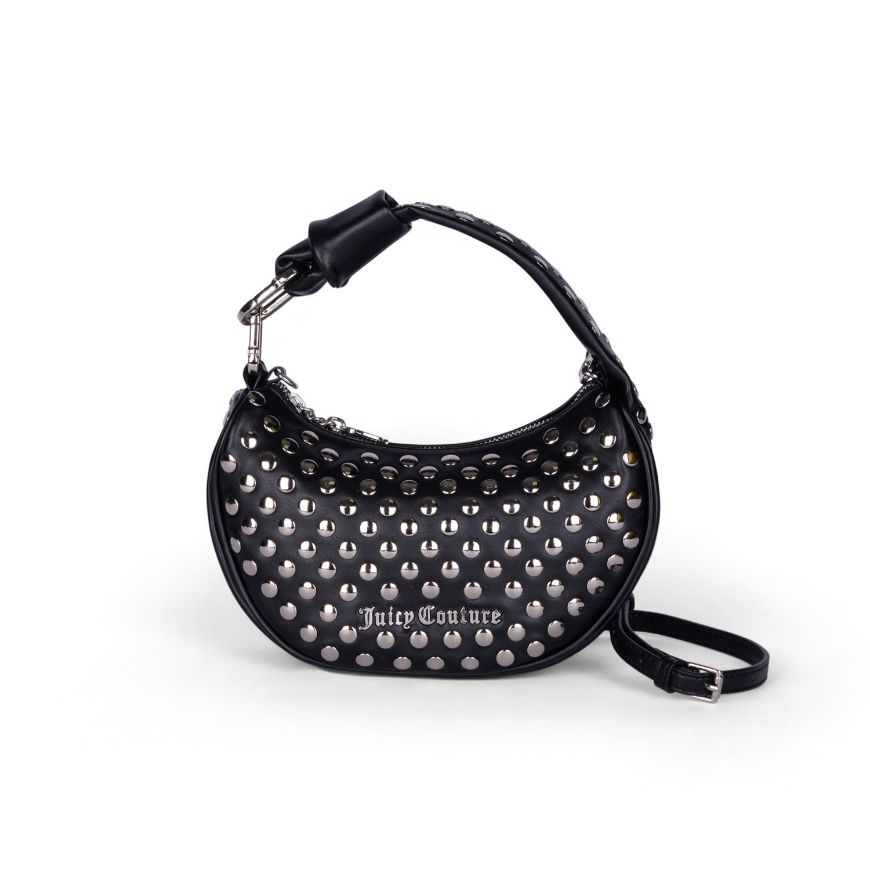 Picture of JUICY COUTURE WOMEN'S BLOSSOM STUDS SMALL HOBO BAG IN BLACK