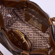 Picture of JUICY COUTURE WOMEN'S TWIG NARRATIVE LARGE DOUBLE HANDLE BAG IN BROWN 3