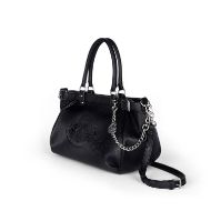 Picture of JUICY COUTURE WOMEN'S TWIG NARRATIVE LARGE DOUBLE HANDLE BAG IN BLACK 2