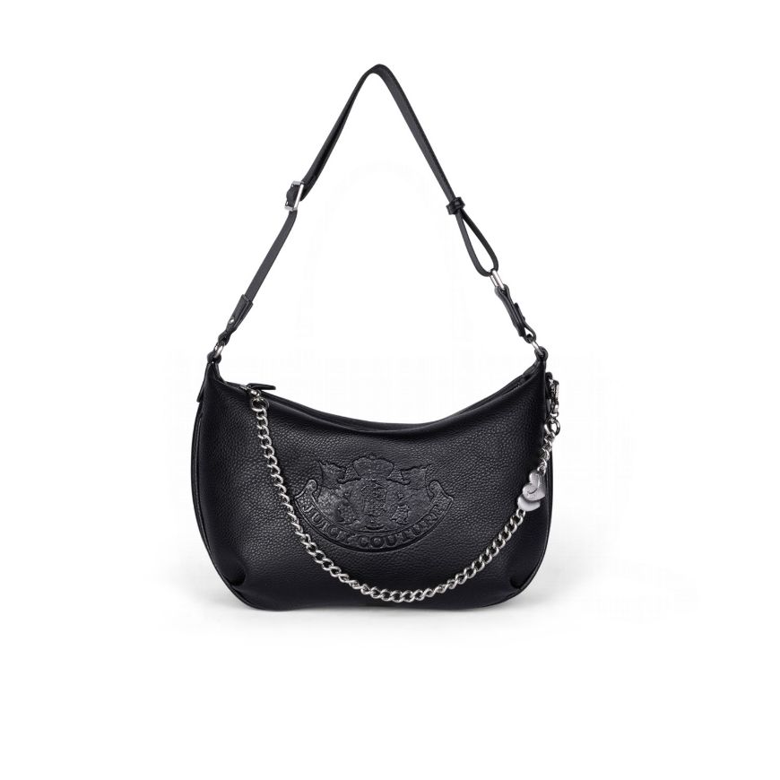 Picture of JUICY COUTURE WOMEN'S TWIG NARRATIVE MEDIUM HOBO BAG IN BLACK