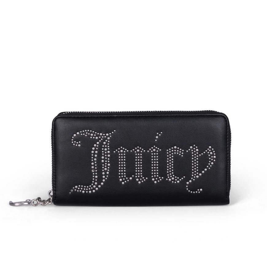 Picture of JUICY COUTURE WOMEN'S KIMBERLY LARGE ZIP WALLET IN BLACK