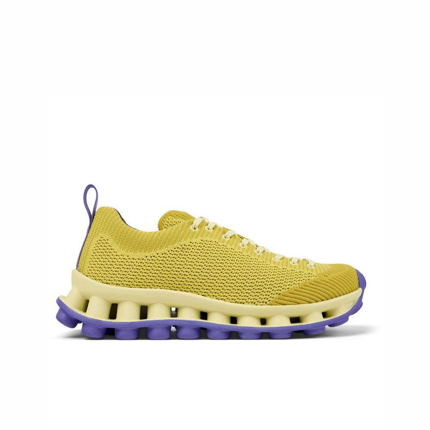 Picture of CAMPER WOMEN'S PELOTISSIMA BY SUNNEI TEXTILE SNEAKERS IN PASTEL YELLOW